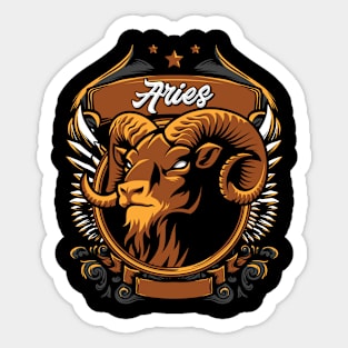 Zodiac ARIES Frame Series Sticker